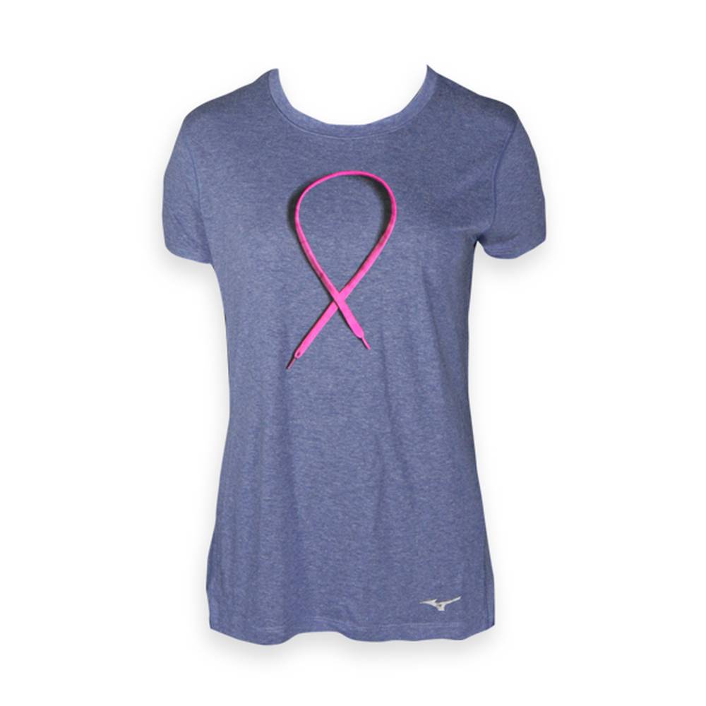 Camisetas Mizuno BCRF Inspire Para Mujer Azules 8375240-JL